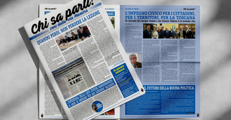 “Chi Sa Parli!”: disponibile il nuovo numero del periodico delle Liste Civiche Sangiovannesi